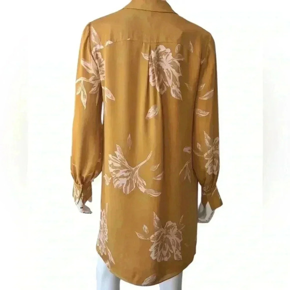 Joie Amaranda Printed Shift Dress 100% silk. Size medium - Picture 2 of 6